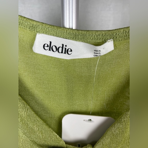 Elodie Green OPEN FRONT CAMI CROP TOP Size XL NWT - Picture 4 of 8